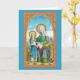 Neogotische H. Anna en jonge Maria (SAU 29) Kaart