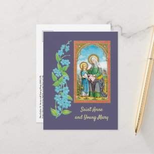 Neogotische Sint-Anna en jonge Maria (SAU 29) Briefkaart