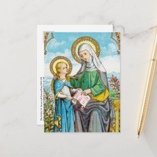 Neogotische Sint-Anna en jonge Maria (SAU 29) Briefkaart