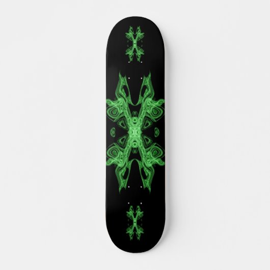 neogroen zwart skateboard (Voorkant)
