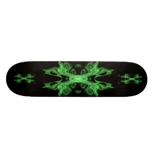 neogroen zwart skateboard