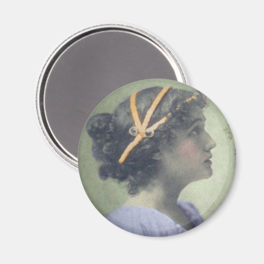 NeoKlassiek meisje Magneet (Voorkant / Achterkant)