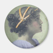 NeoKlassiek meisje Magneet (Voorkant)