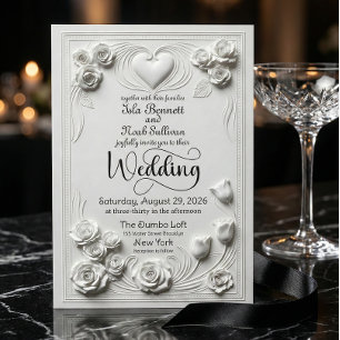 Neoklassieke Witte Bloemrijke Barok Romantiek Kaart