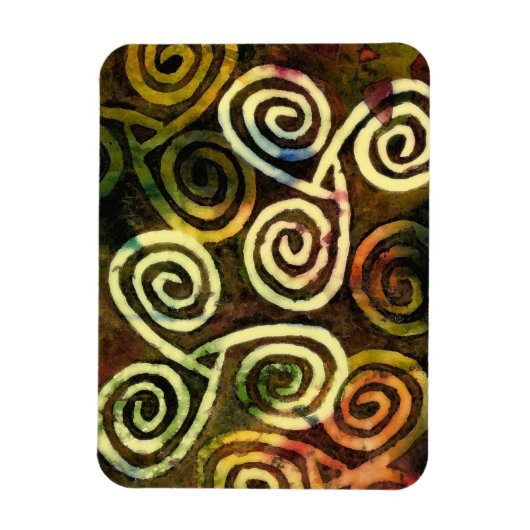 NeoLithic Cave Art Magnet Magneet (Verticaal)