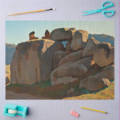 "Neolithic namiddag" door Maynard Dixon Tissuepapier (Craft)