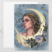 Neoma Fantasy New Moon Enchantress Art Kaart (Voorkant / Achterkant)