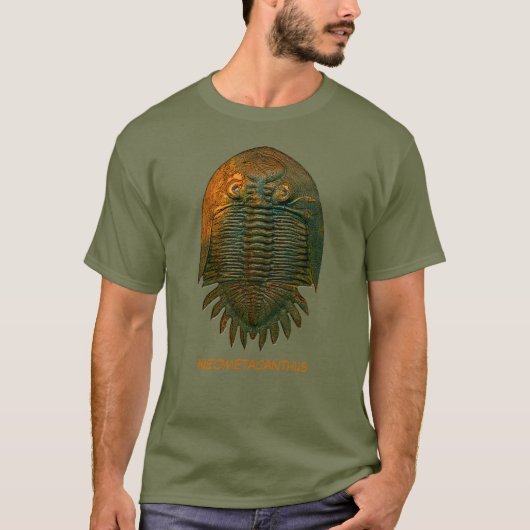 Neometacanthus Fossil Trilobite T-shirt (Voorkant)