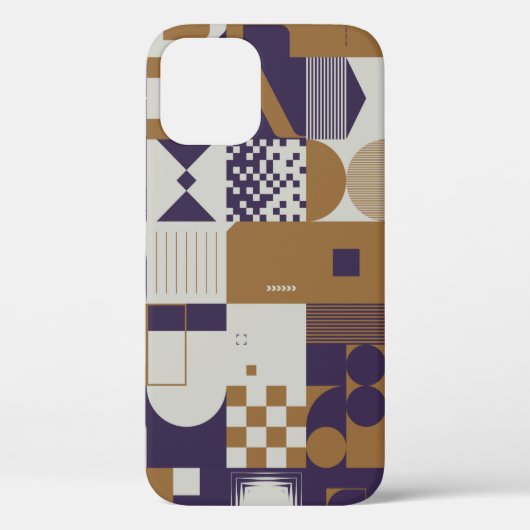 Neomodern esthetica van het brutalisme design post Case-Mate iPhone case (Achterkant)