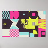 Neomodern esthetica van het brutalisme design post poster (Voorkant)