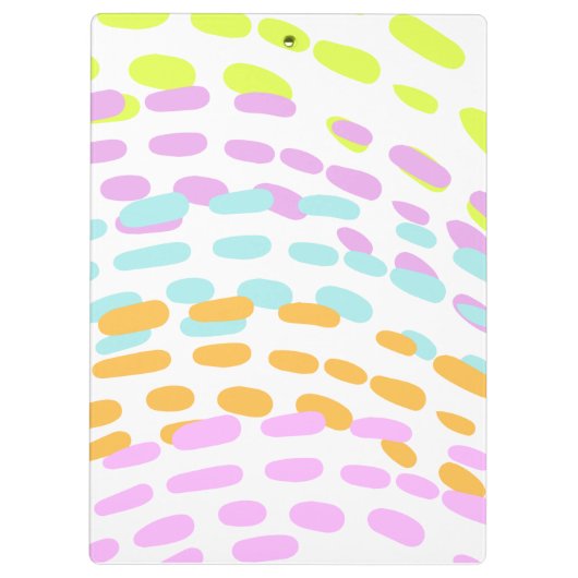 Neon 80-kleuren in dierenafdrukken klembord (Achterkant)