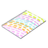 Neon 80-kleuren in dierenafdrukken notitieboek (Linkerzijde)