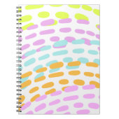 Neon 80-kleuren in dierenafdrukken notitieboek (Voorkant)