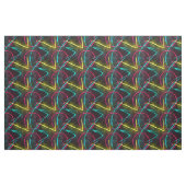 Neon 80s Abstract geometrisch patroon Stof (Fat Quarter)