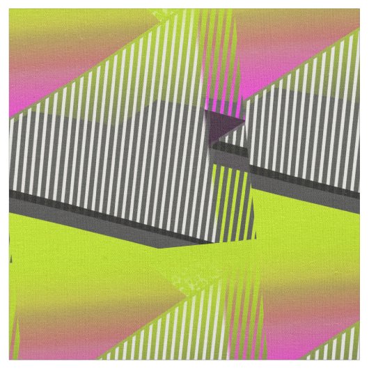 Neon 80s Abstract patroon Stof (Close Up)
