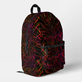 Neon 80's bedrukte rugzak