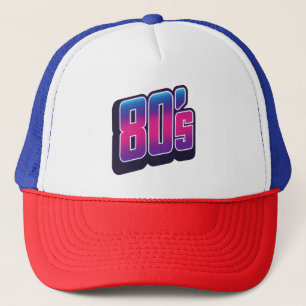 Neon 80's trucker pet