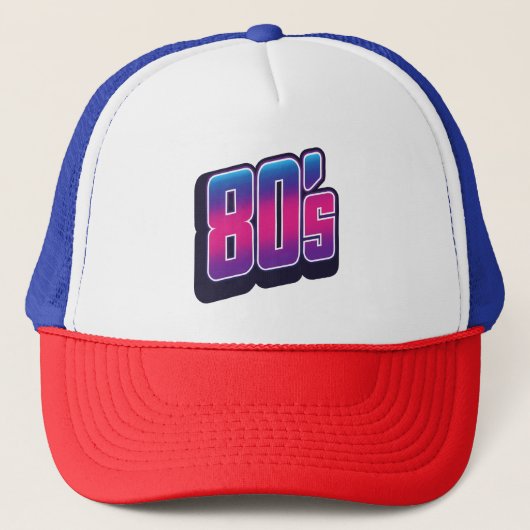 Neon 80's trucker pet (Voorkant)