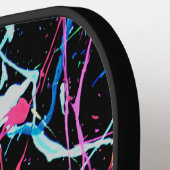 Neon 90s Party Pickleball Paddle (Links Detail)