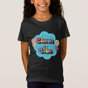 Neon 90s Retro Eleven is a Vibe 11e Verjaardag T-shirt