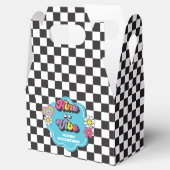 Neon 90s Retro Nine is een Vibe 9e Verjaardag Bedankdoosjes (Geopend)
