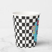 Neon 90s Retro Nine viert zijn negende verjaardag Papieren Bekers (Rechts)