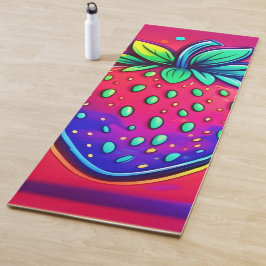 Neon Aardbei Pop Yogamat