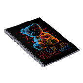 Neon ABC Teddibeer Notitieboek (Rechterzijde)