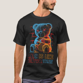 Neon ABC Teddibeer T-shirt