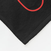 Neon ABC Teddybeer Fleece Deken (Hoek)