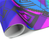 Neon abstract. cadeaupapier (Rol Hoek)