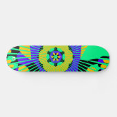 Neon Abstract Dd Merk Skateboard (Horizontaal)