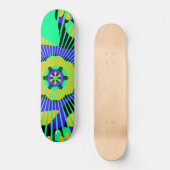 Neon Abstract Dd Merk Skateboard (Voorkant)