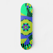 Neon Abstract Dd Merk Skateboard (Voorkant)