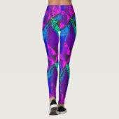 Neon abstract. leggings (Achterkant)