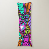 neon abstract lichaam kussen (Voorkant Verticaal)