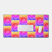 Neon Abstract Ontwerp Klantenbureau Mat (Keyboard & Muis)