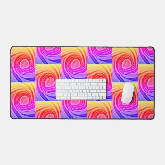 Neon Abstract Ontwerp Klantenbureau Mat (Keyboard & Muis)