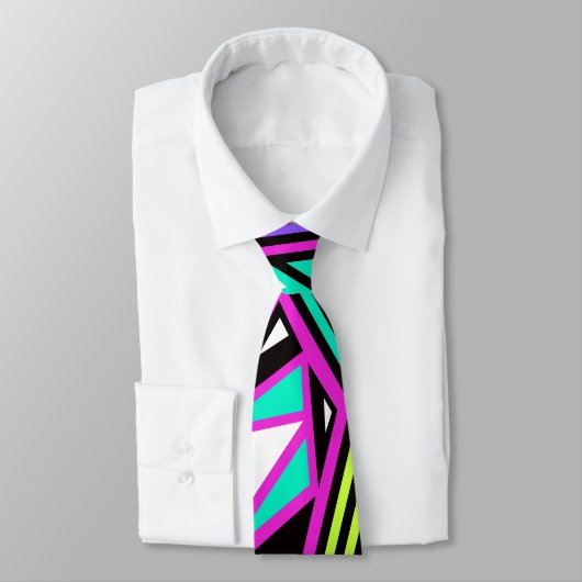 neon abstract stropdas (Gebonden)