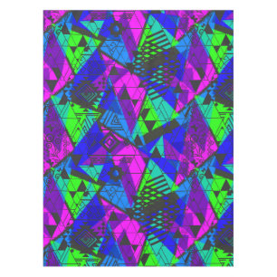 Neon abstract. tafelkleed