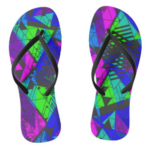 Neon abstract. teenslippers