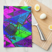 Neon abstract. theedoek (Quarter Fold)