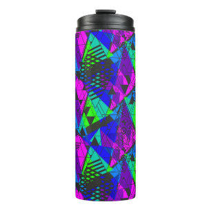 Neon abstract. thermosbeker