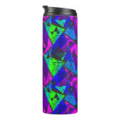 Neon abstract. thermosbeker (Geroteerd rechts)