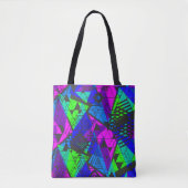 Neon abstract. tote bag (Voorkant)