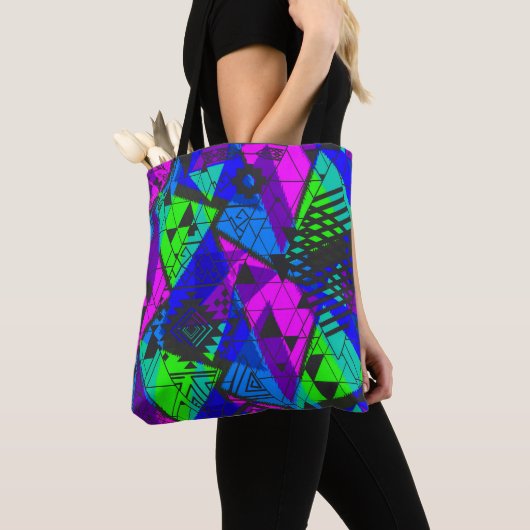 Neon abstract. tote bag (Dichtbij)
