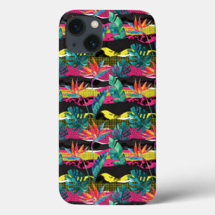 Neon Abstract tropisch textuur patroon Case-Mate iPhone Case