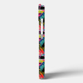 Neon Abstract tropisch textuur patroon Case-Mate iPhone Case (Achterkant / Links)