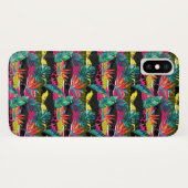 Neon Abstract tropisch textuur patroon Case-Mate iPhone Case (Achterkant (horizontaal))