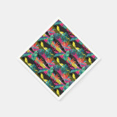Neon Abstract tropisch textuur patroon Servet (Hoek)